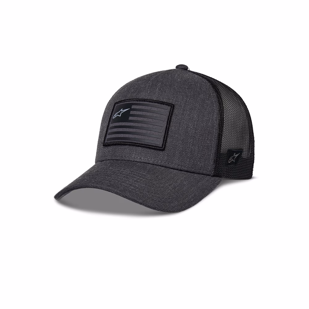 Alpinestars Flag Snapback Hat Charcoal Heather/Black