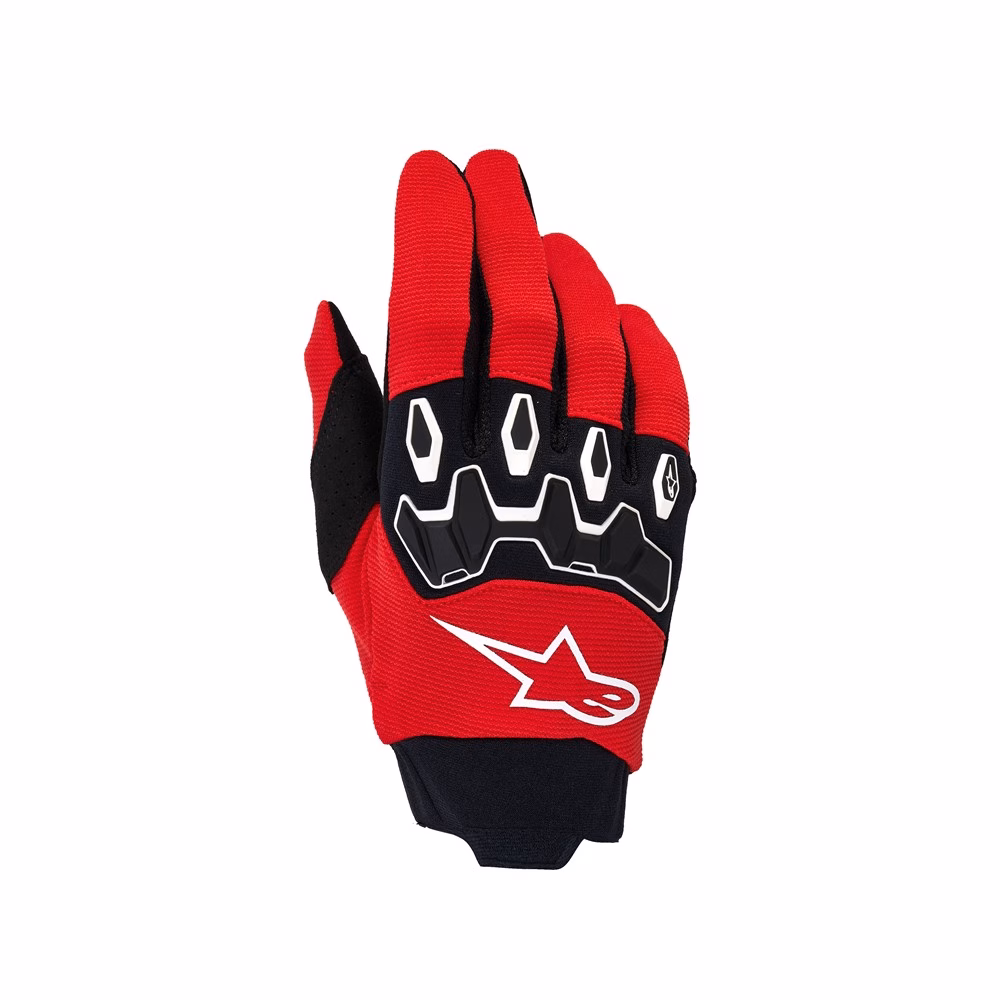 Alpinestars Full Bore Motocross Gloves Bright Red/Black