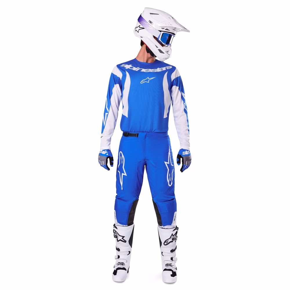 Alpinestars Fluid Haul Motocross Pants Blue/White