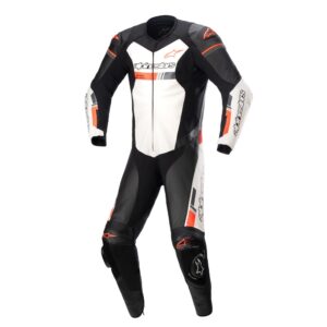 Alpinestars GP Force Chaser 1Piece Suit Black/White/Red Fluoro - Image 1