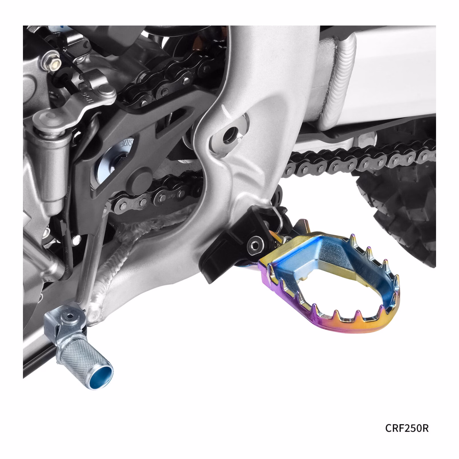 Zeta Max Foot Pegs CRF250R - Oil Slick - Image 3