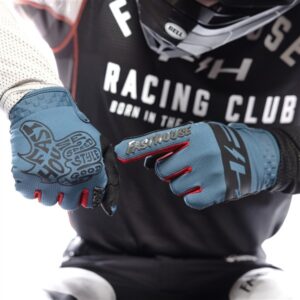 Fasthouse Speed Style Club Motocross Gloves Teal - Image 4