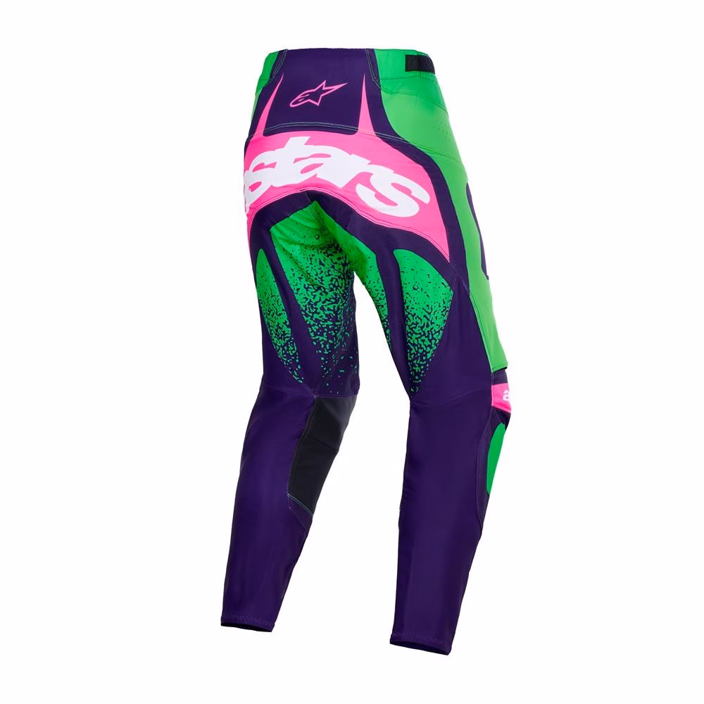 Alpinestars Techstar Nomur Motocross Pants Purple/Green/Pink Fluro