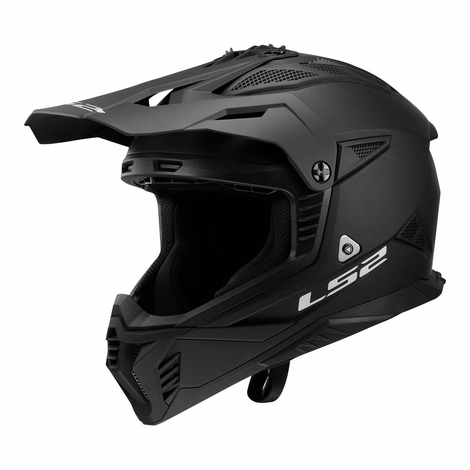 LS2 MX708 Fast II Motocross Helmet Matte Black - Image 1