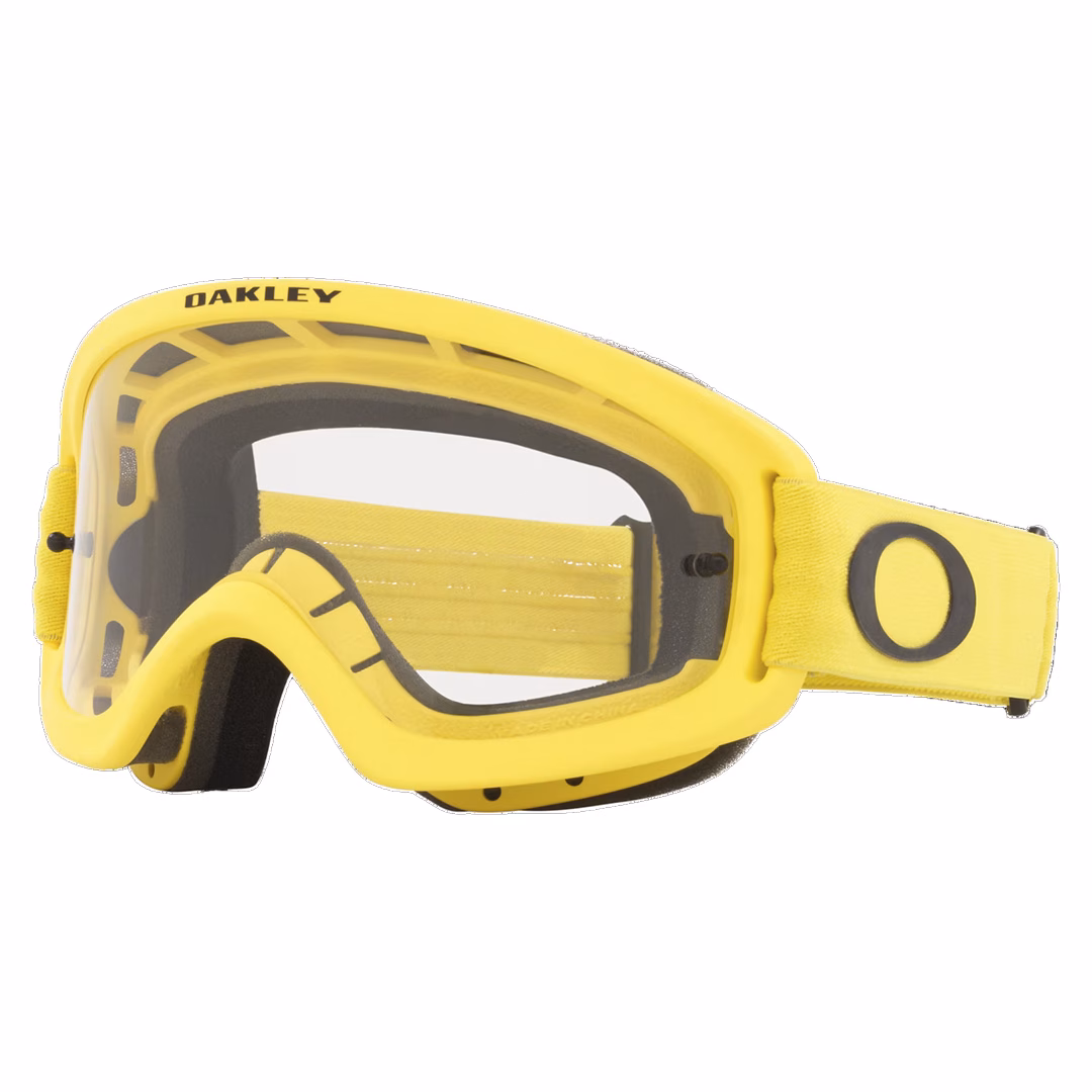 Oakley O-Frame 2.0 Pro XS MX Goggle Moto Yellow w/ Clear Lens - Image 1