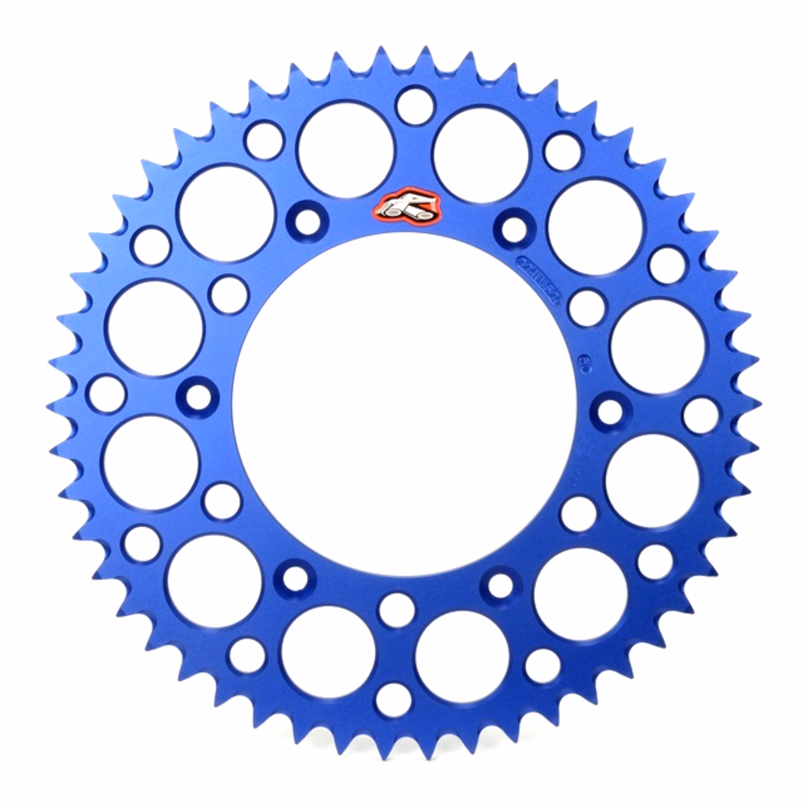 Renthal Sprocket Rear Blue 47T Alloy 7075 T6 Grooved - Image 1