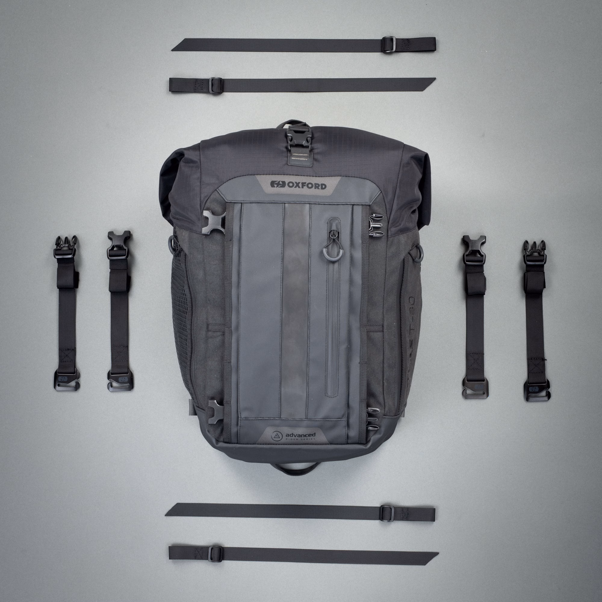 Oxford Atlas T-20 Adavanced Tourpack Charcoal/Black - Image 10