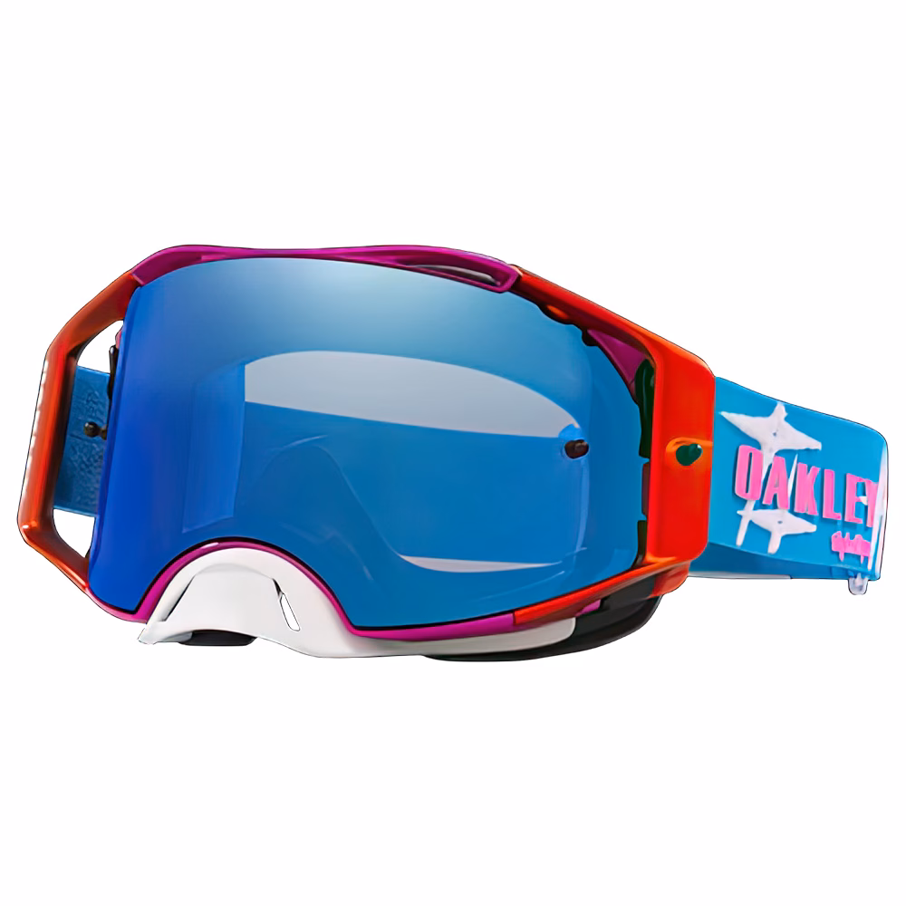 Oakley AirBrake Motocross Goggles TLD Speed Stars w/ Black Ice Lens