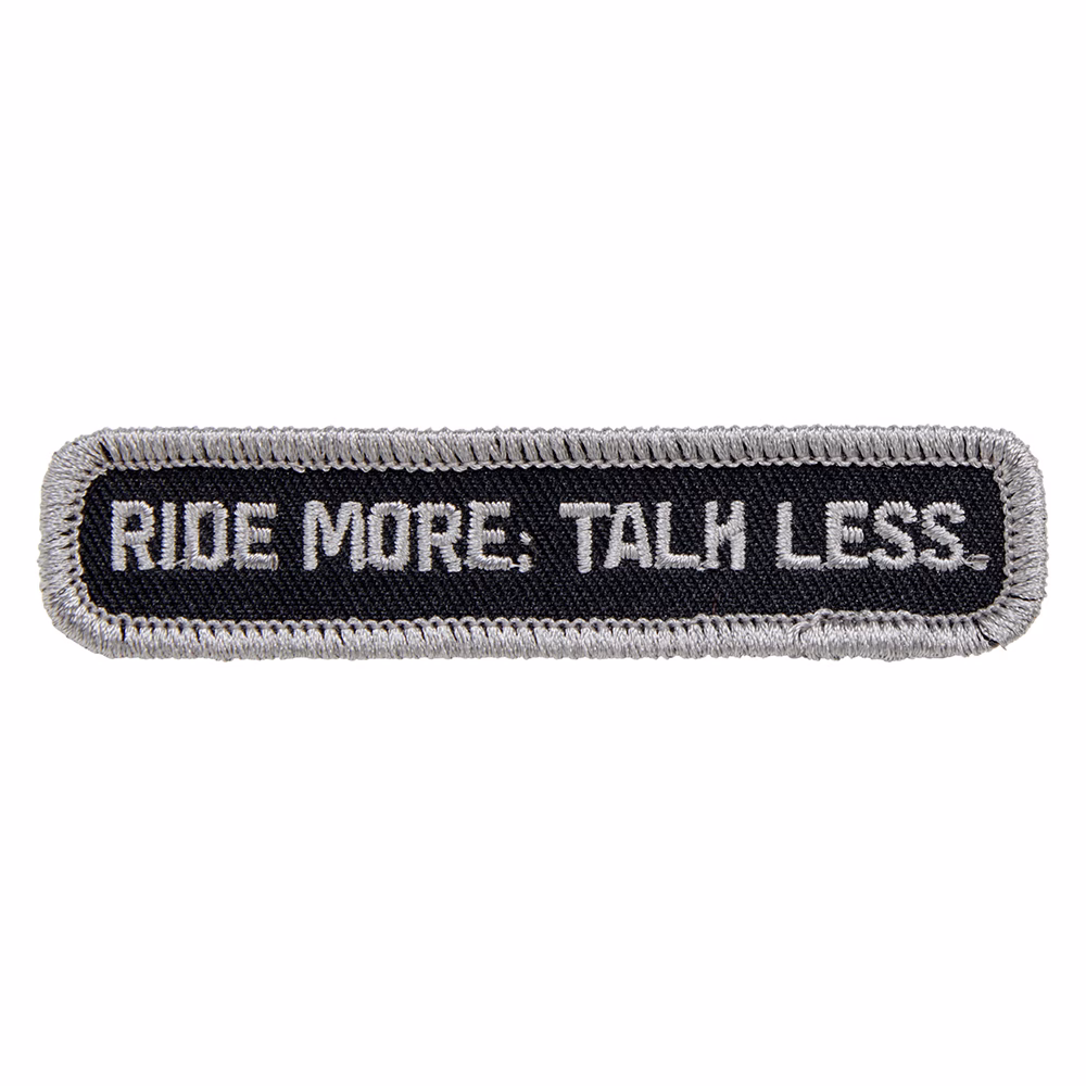 Biltwell Patch 3.5" Talk less Black/Grey