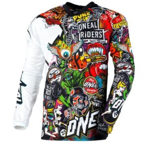 O'Neal MAYHEM Crank Motocross Jersey Black/Multi - Image 2