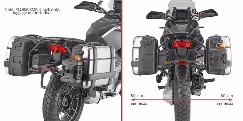 GIVI SIDE RACK ONE-FIT MONOKEY MOTO GUZZI STELVIO 1000 '24->