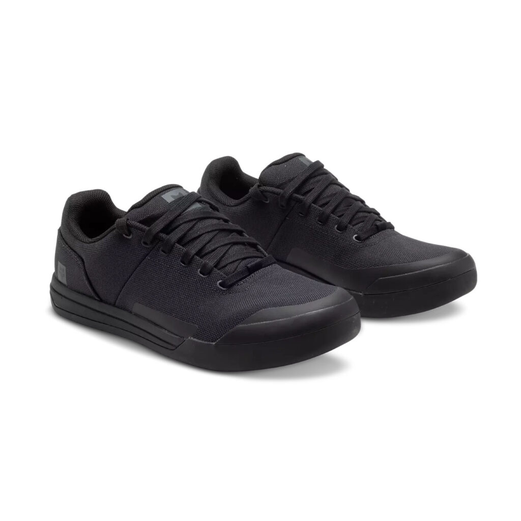 Fox Union Canvas Flat Shoes Black