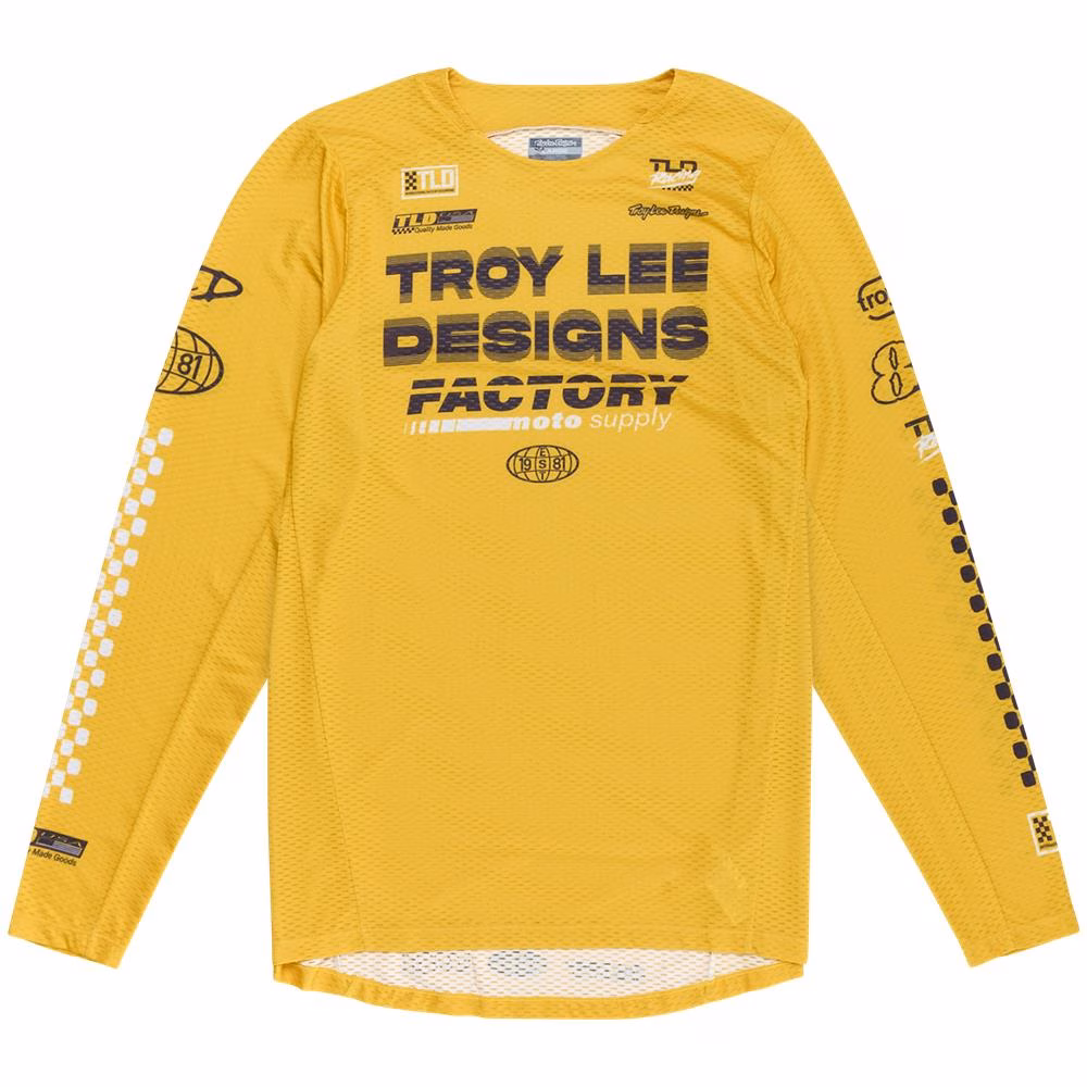 Troy Lee Designs GP Pro Air Factory Motocross Jersey Gold
