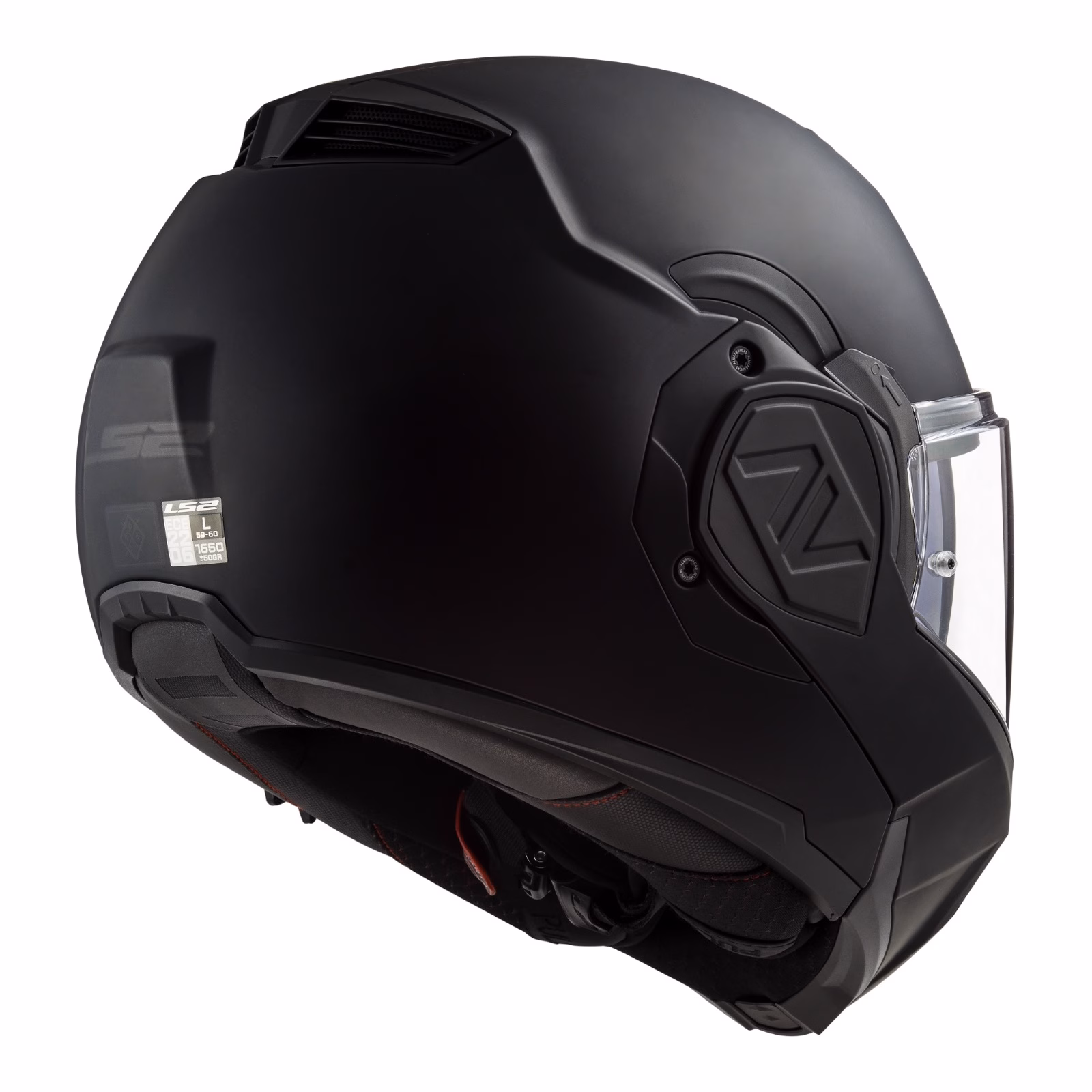 LS2 FF906 Advant Flip Front Helmet Black - Image 2