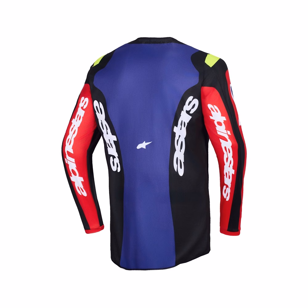 Alpinestars Fluid Grid Motocross Jersey Red/Black/Purple