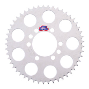 Renthal Sprocket Rear Silver 49T Alloy 7075 T6 Grooved Yamaha - Image 1