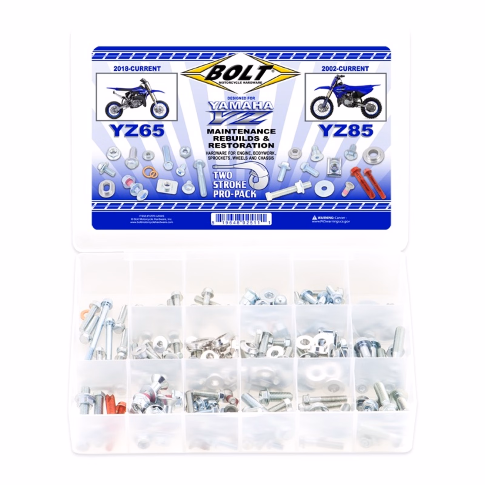 Bolt 2-Stroke Pro Pack for Yamaha Minis ’18+ YZ65, ’02+ YZ85 - Image 1