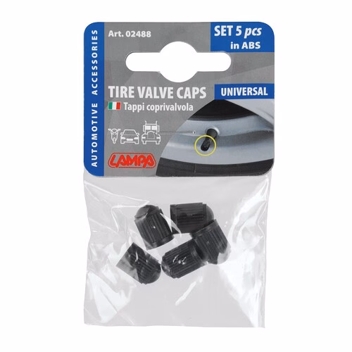 Lampa ABS Tyre Valve Caps 5 Set