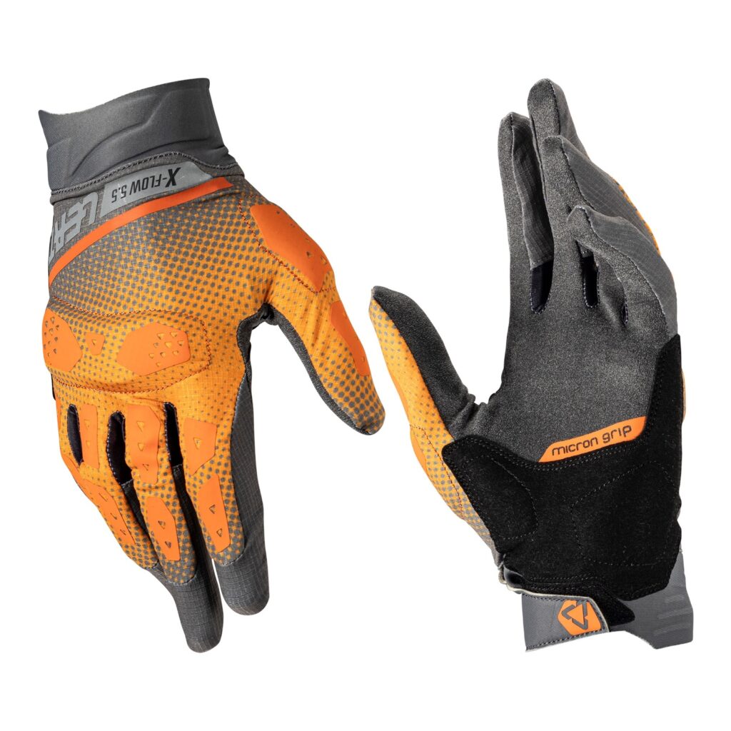 Leatt 5.5 ADV X-Flow Adventure Gloves Orange