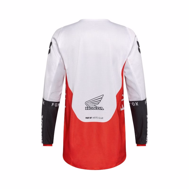 Fox 180 Honda Motocross Jersey Fluro Red