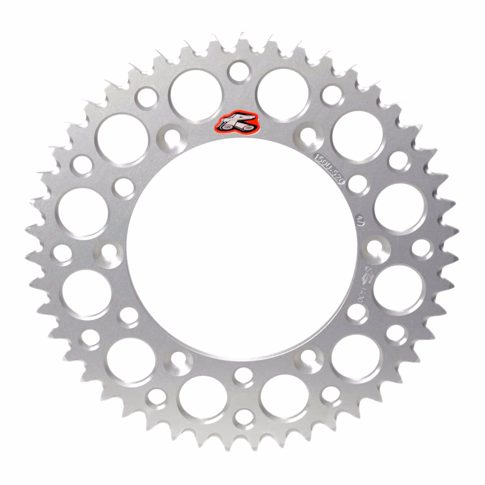 Renthal Sprocket Rear Silver 51T Alloy 7075 T6 Grooved Suzuki - Image 1