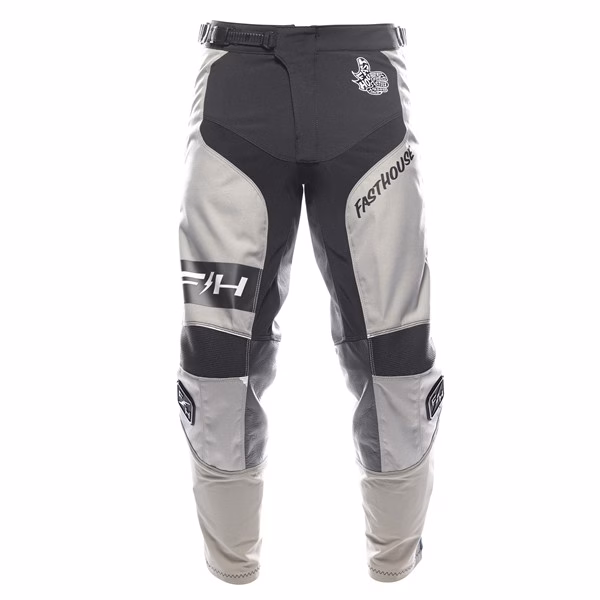 Fasthouse Grindhouse Club Motocross Pants Light Gray/Black/Teal