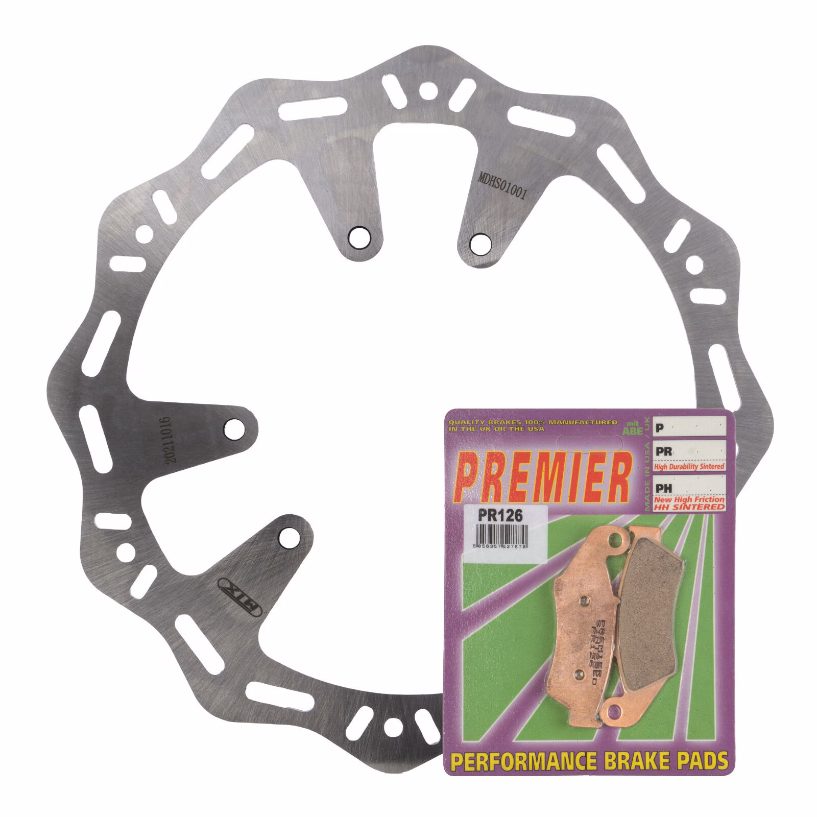 MTX Hornet Disk & Premier Pad Front Kit - Honda - Image 1