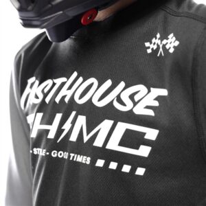 Fasthouse Carbon Method Motocross Jerseys Youth Black/Gray - Image 3