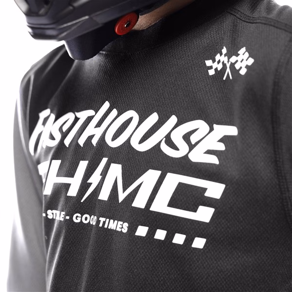Fasthouse Carbon Method Motocross Jerseys Youth Black/Gray