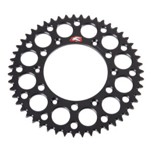 Renthal Sprocket Rear Black 51T Alloy 7075 T6 Grooved - Image 2