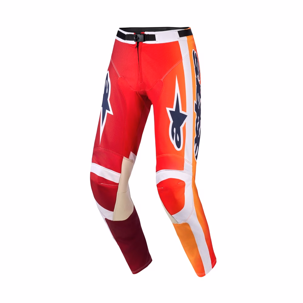 Alpinestars Racer Portl Motocross Pants Red/Light Gray/Dark Gray
