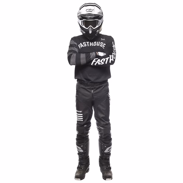 Fasthouse Carbon Eternal Motocross Jersey Black/Black