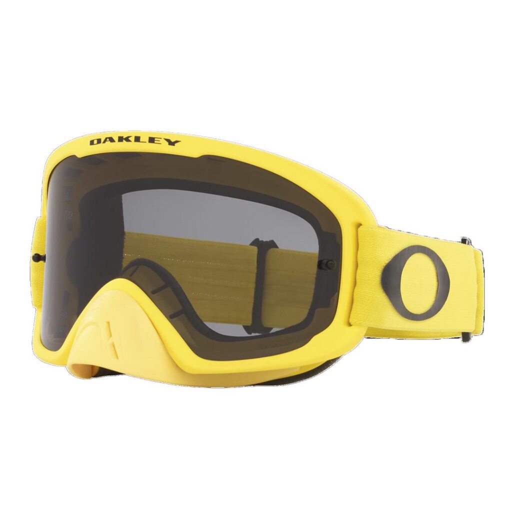 Oakley O-Frame 2.0 Pro Motocross Goggles Moto Yellow w/ Dark Grey Lens
