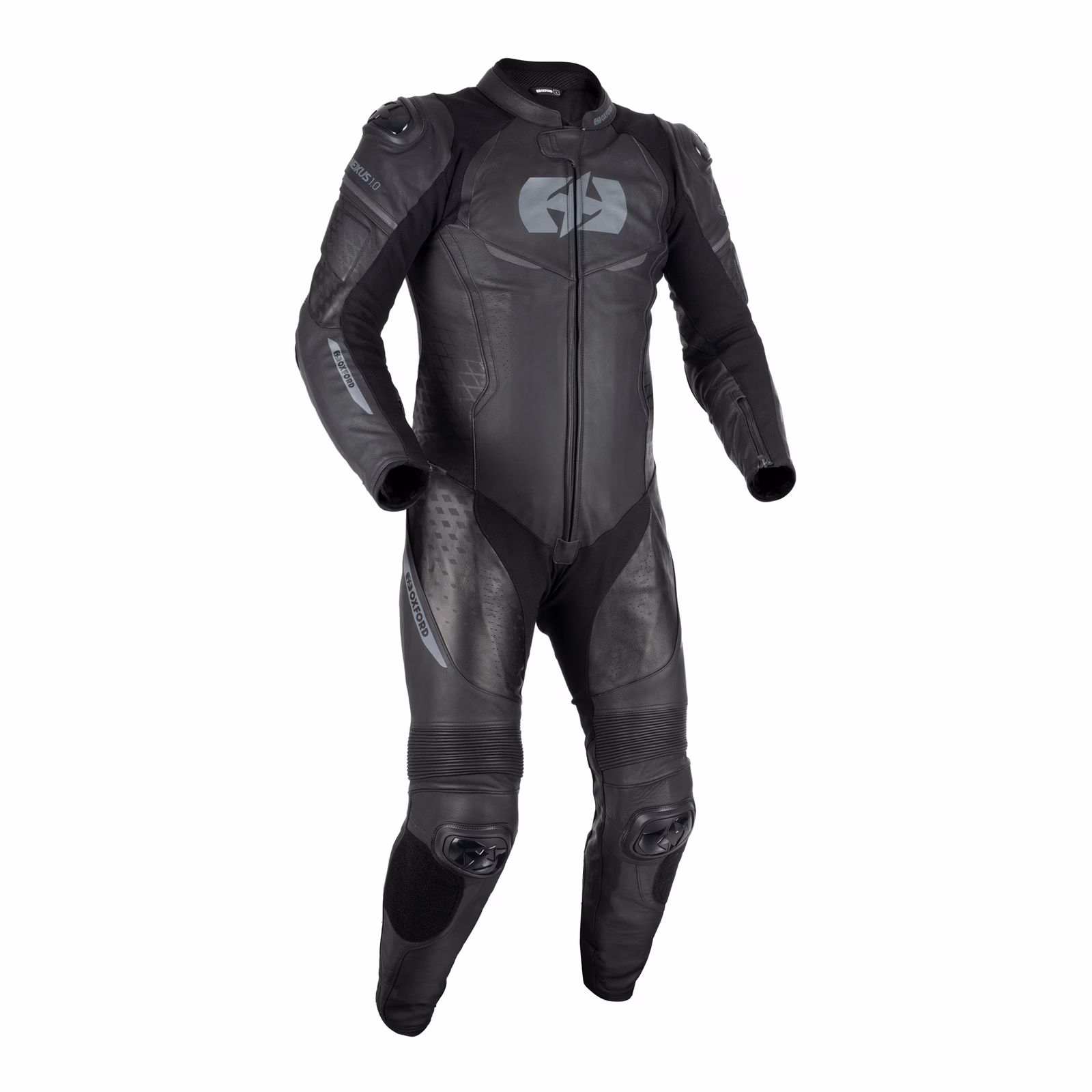 Oxford Nexus 1.0 Leather Suit Stealth Black - Image 1