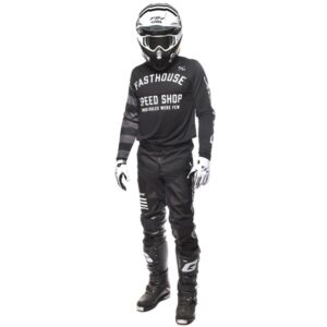 Fasthouse Carbon Eternal Motocross Jersey Black/Black - Image 6