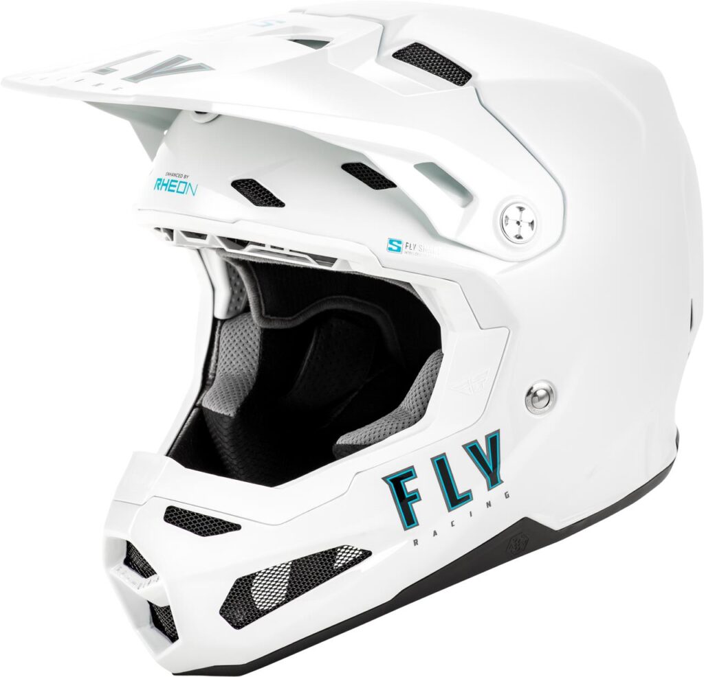 Fly Racing Formula S Carbon Motocross Helmet Solid White