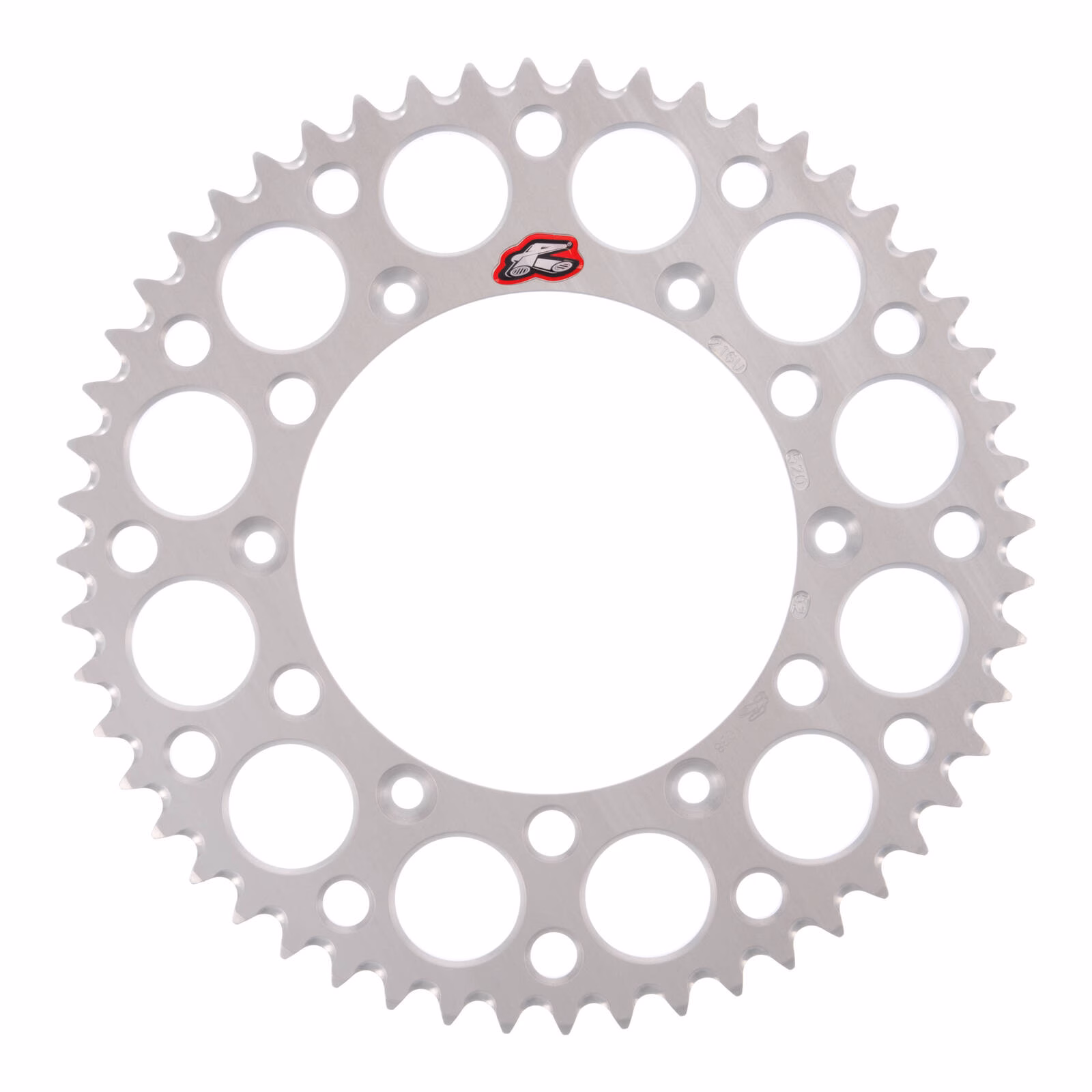 Renthal Sprocket Rear Silver 52T Alloy 7075 T6 Grooved GasGas - Image 1