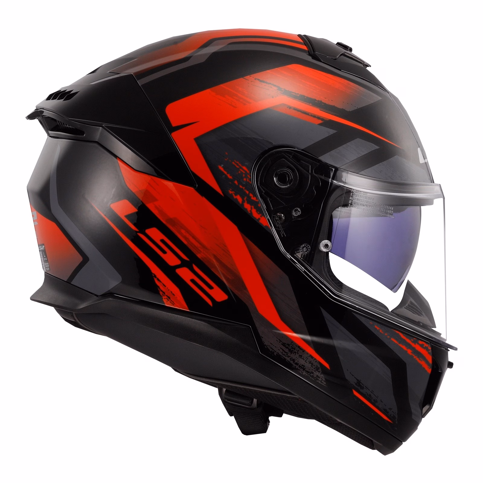 LS2 FF808 Stream II Fury Road Helmet Black / Red - Image 5