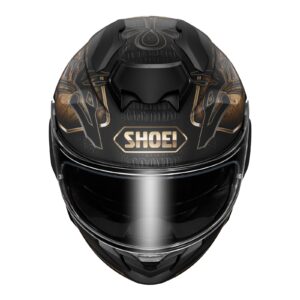 Shoei GT-Air 3 Nile TC-9 Road Helmet Black / Brown / Gold - Image 3