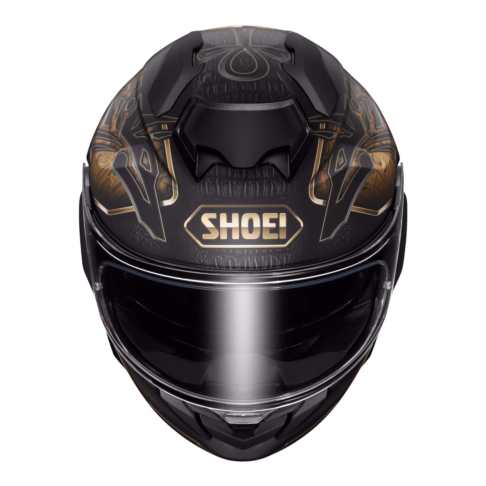 Shoei GT-Air 3 Nile TC-9 Road Helmet Black / Brown / Gold - Image 3