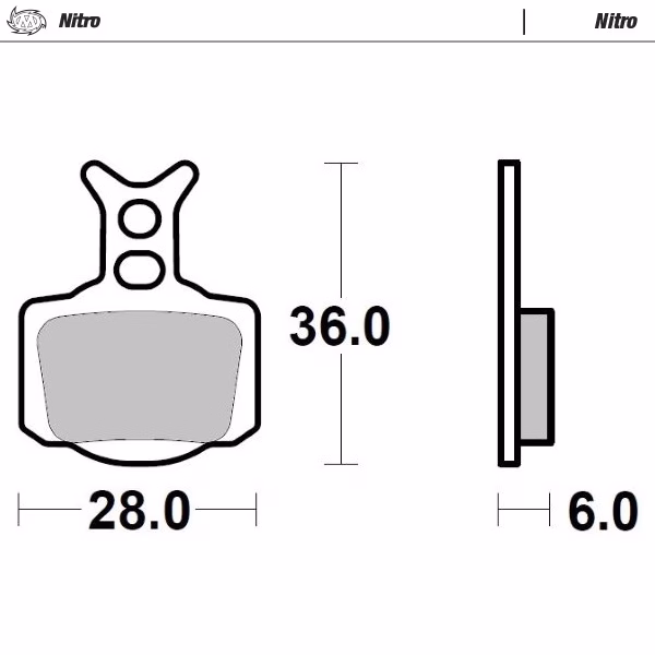 BRAKE PADS FRONT AND REAR MOTO MASTER NITRO GAS GAS HUSQVARNA KTM