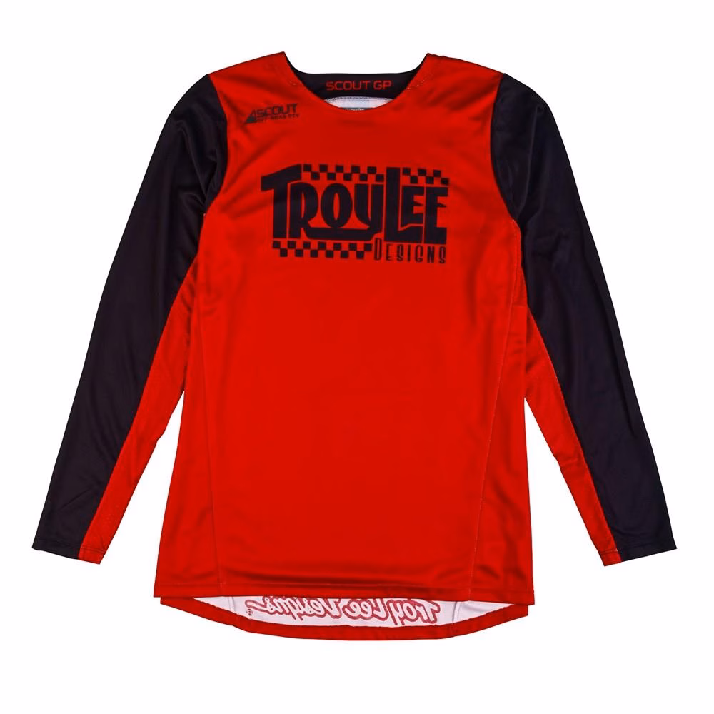 Troy Lee Designs Scout GP Big Lee Motocross Jersey Black / Burnt Orange