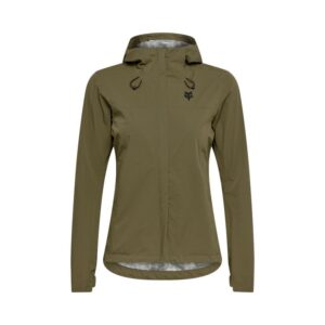 Fox Ranger Water Jacket Ladies Olive Green - Image 1