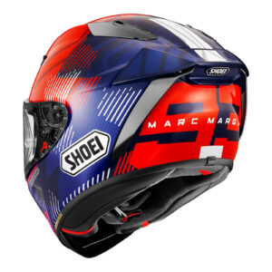Shoei X-SPR Pro Marquez 8 Road Helmet - Blue / Red / White - Image 2