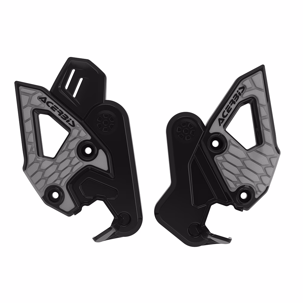 X-Grip Frame Guards Black/Grey MT450 Acerbis