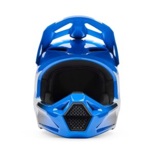 Fox V1 Shield Motocross Helmet Blue - Image 3