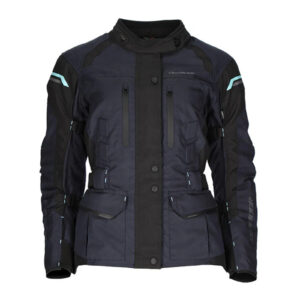 Dririder Compass 4 Road Jacket Ladies Navy/Sky Blue - Image 2