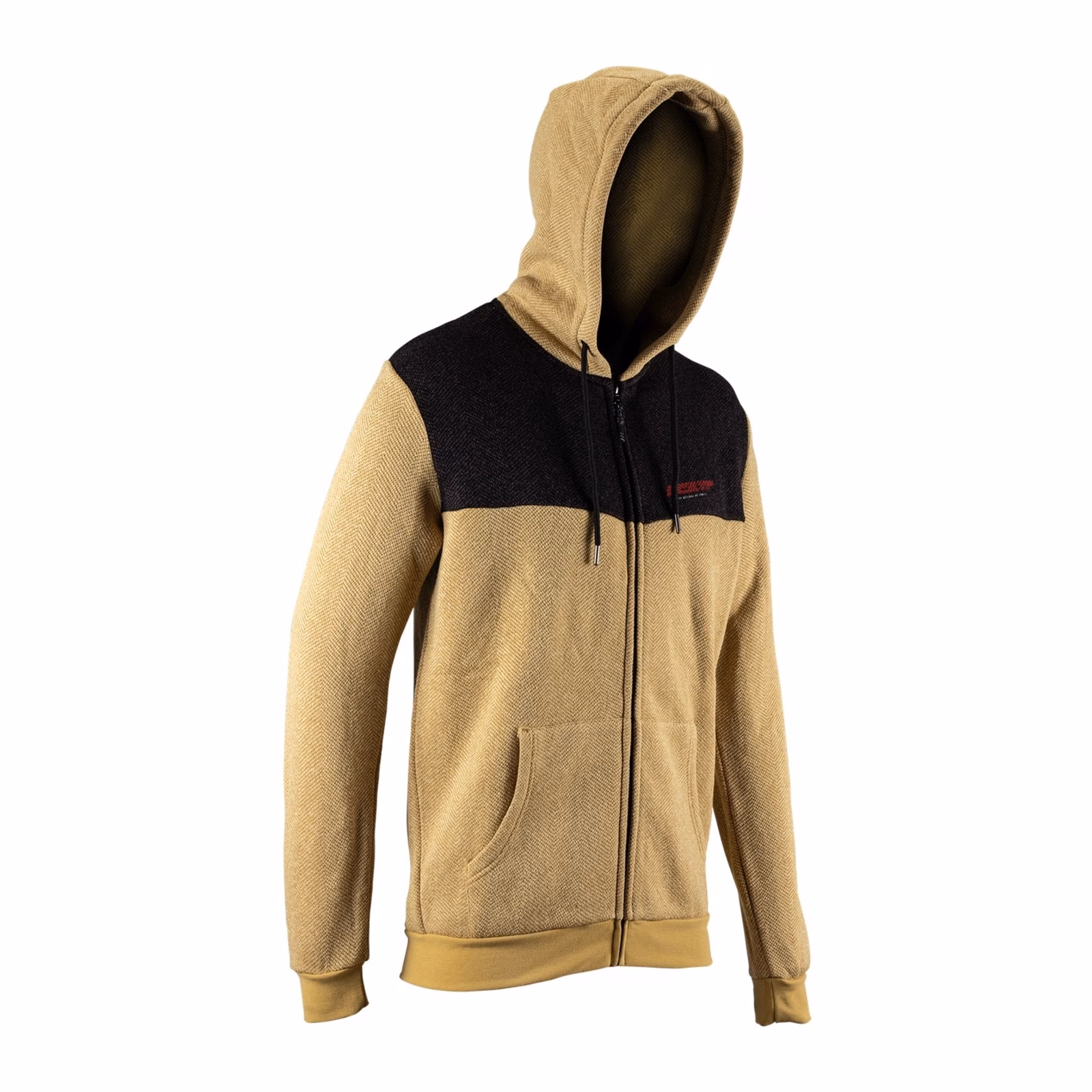 Leatt Tech Zip Hoodie - Brass Brown - Image 1