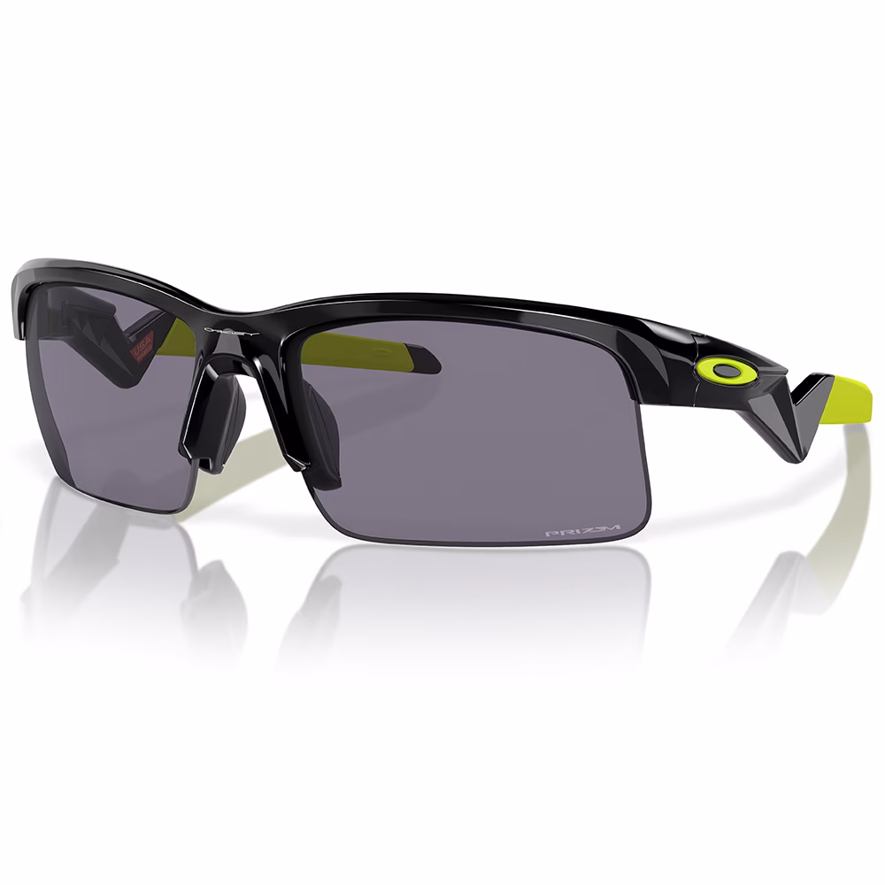 Oakley Capacitor Sunglasses Polished Black w/PRIZM Grey Lens