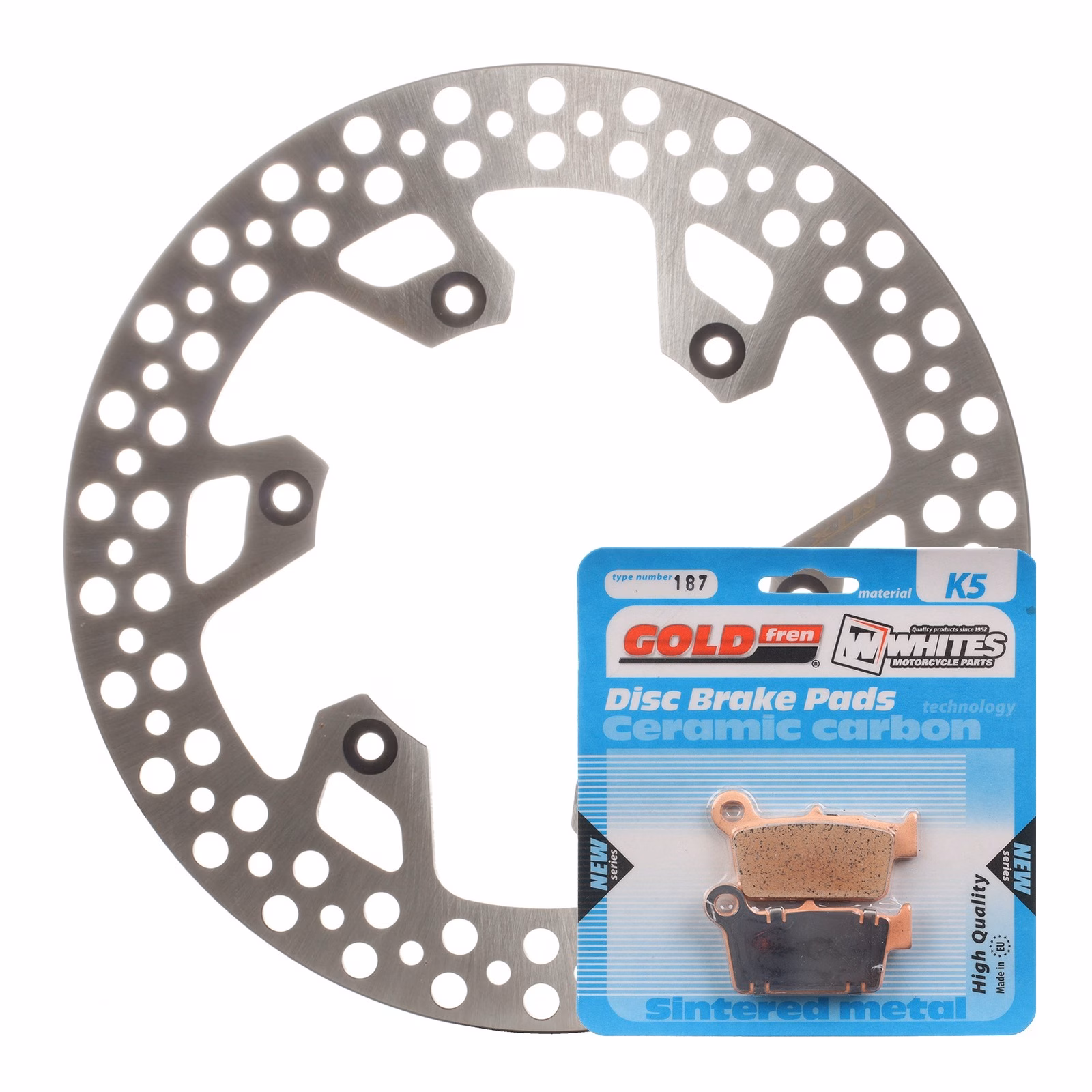 Brake Disc & Pad Rear Kit - Yamaha YZ450F '03-'17 - Image 1